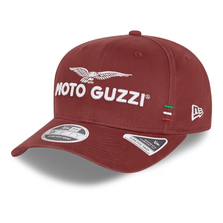 Gorras New Era Motor Sport Rojos - Moto Guzzi Washed Cotton 9FIFTY 28651NQIC